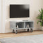 TV-bord 68,5 x 35 x 35 cm Beton Grå Konstrueret træ