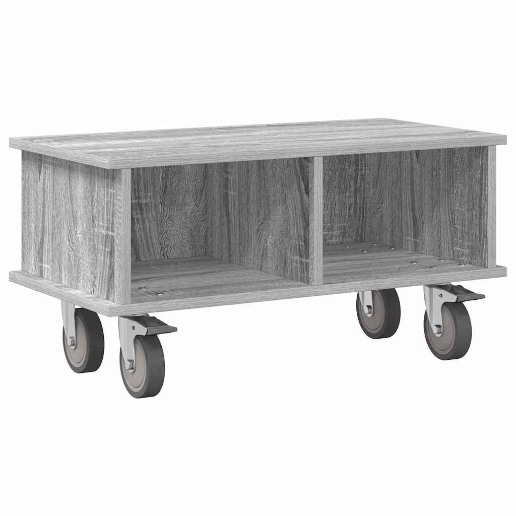 TV-bord Grå Sonoma 68,5 x 35 x 35 cm Konstrueret træ