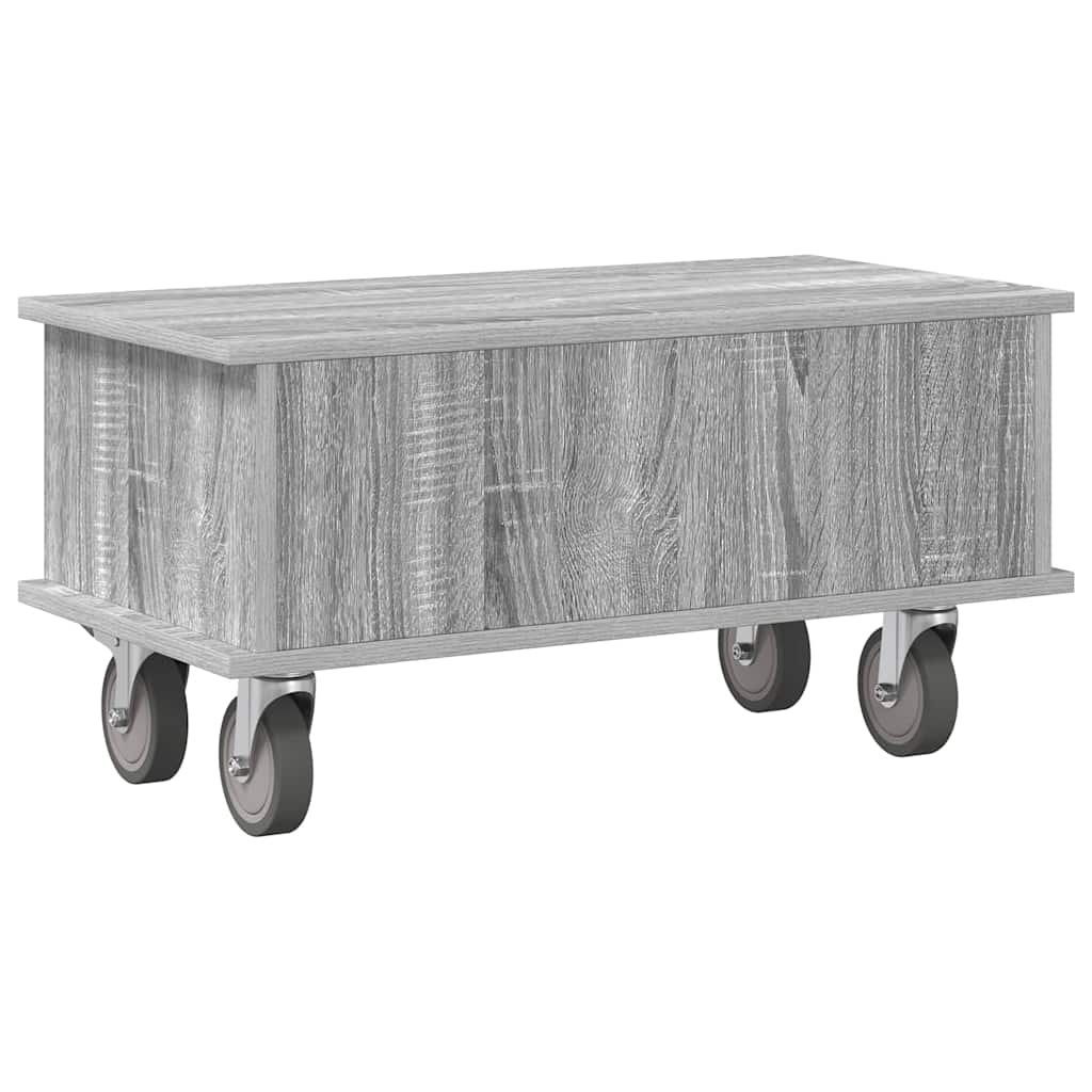 TV-bord Grå Sonoma 68,5 x 35 x 35 cm Konstrueret træ