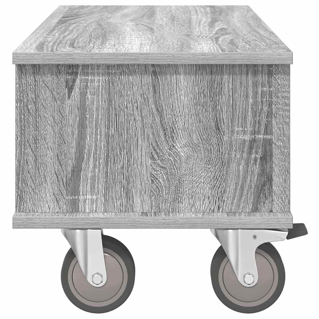 TV-bord Grå Sonoma 68,5 x 35 x 35 cm Konstrueret træ