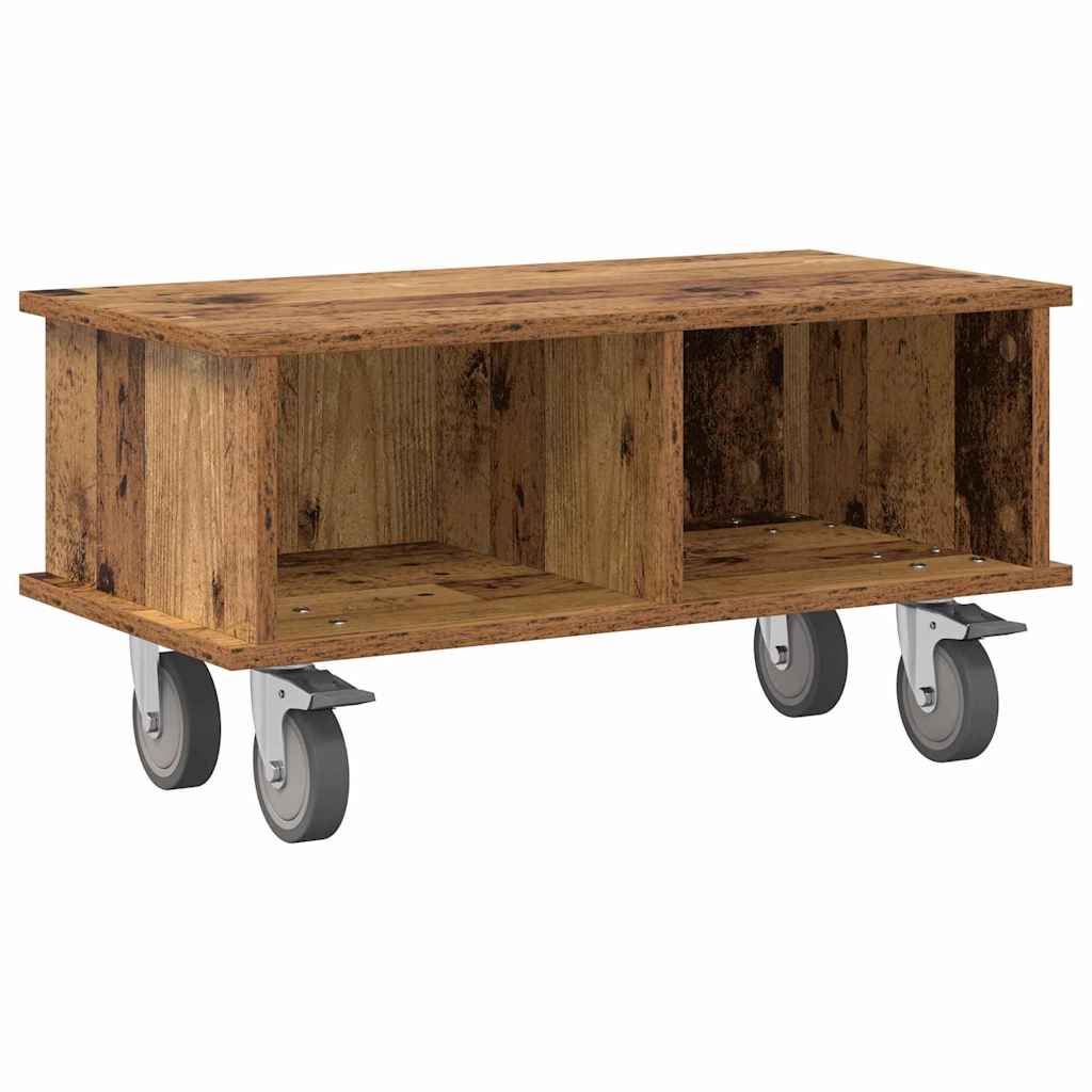 TV-bord Gammelt træ 68,5 x 35 x 35 cm Konstrueret træ