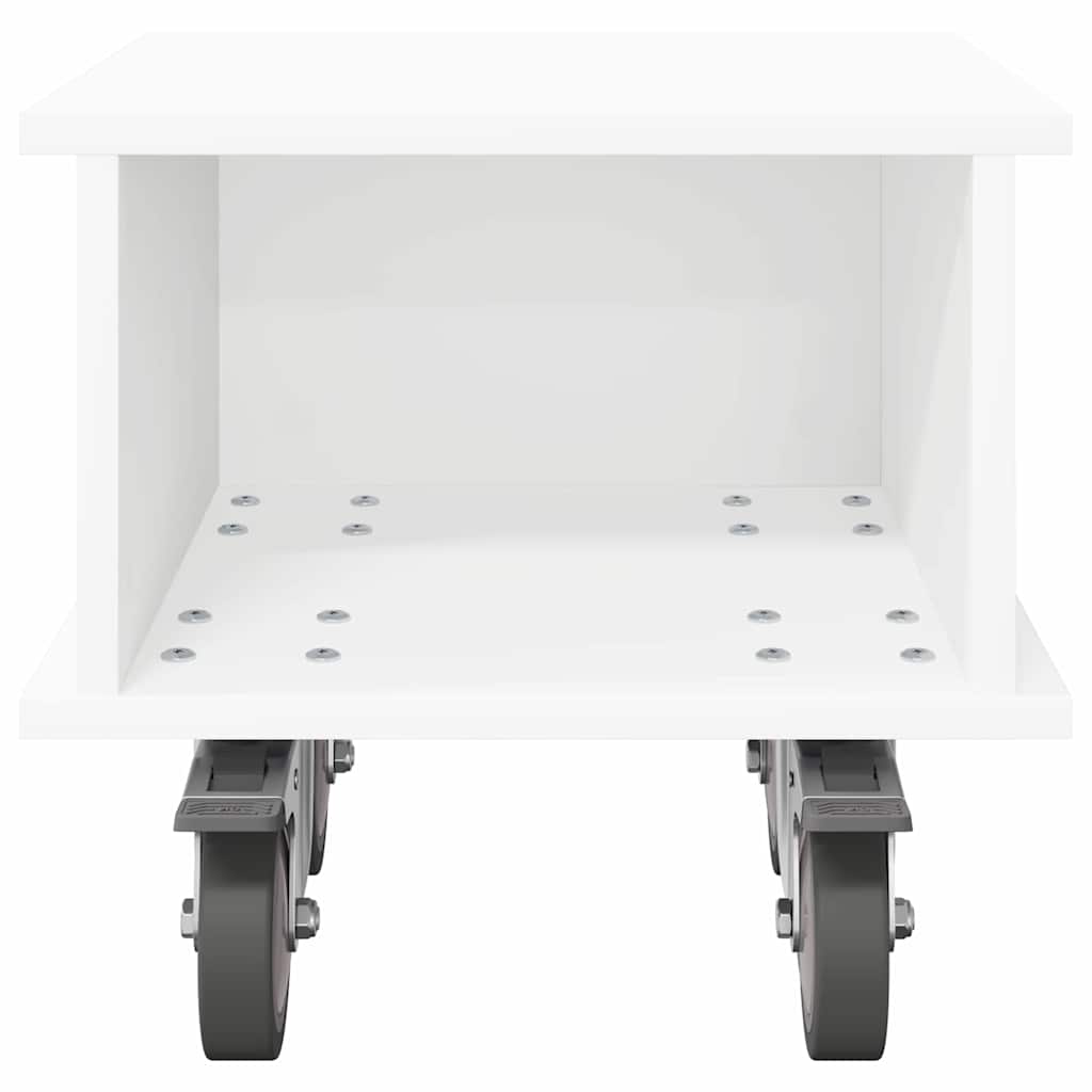 TV-bord Hvid 37 x 35 x 35 cm Konstrueret træ