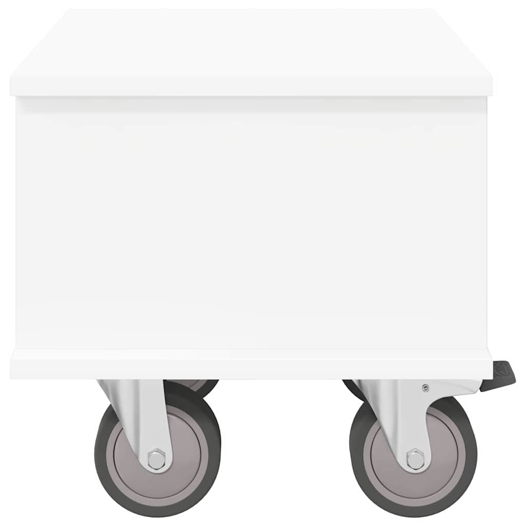 TV-bord Hvid 37 x 35 x 35 cm Konstrueret træ