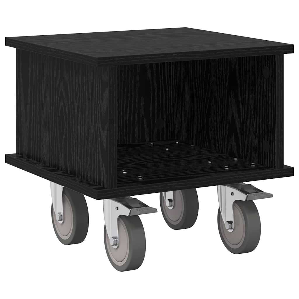 TV-bord 37 x 35 x 35 cm Sort eg Konstrueret træ