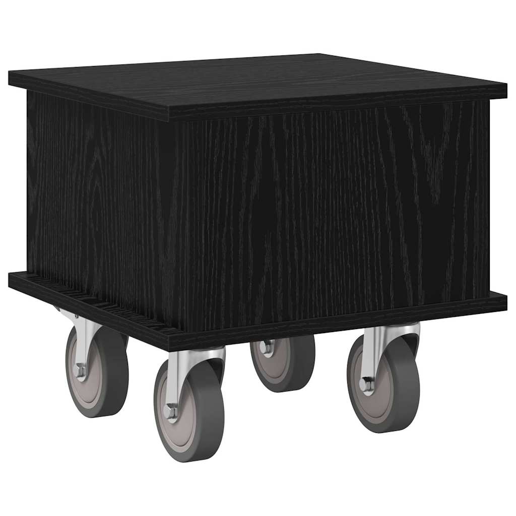 TV-bord 37 x 35 x 35 cm Sort eg Konstrueret træ