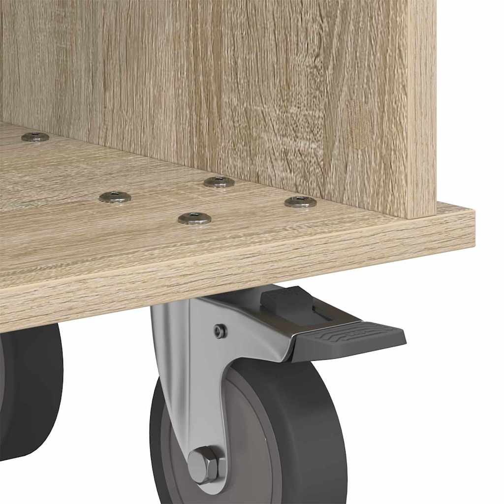 TV-bord Sonoma eg 37 x 35 x 35 cm Konstrueret træ