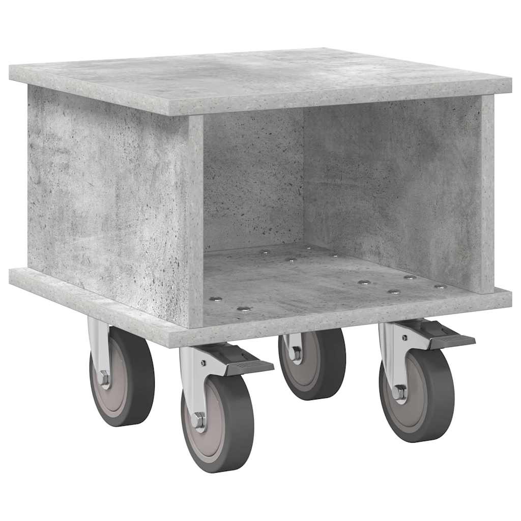 TV-bord Beton Grå 37 x 35 x 35 cm Konstrueret træ