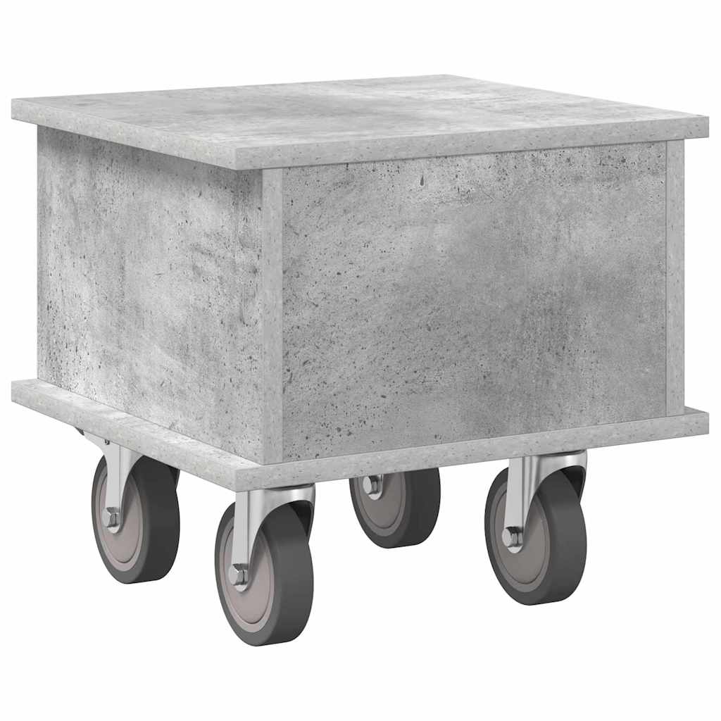 TV-bord Beton Grå 37 x 35 x 35 cm Konstrueret træ
