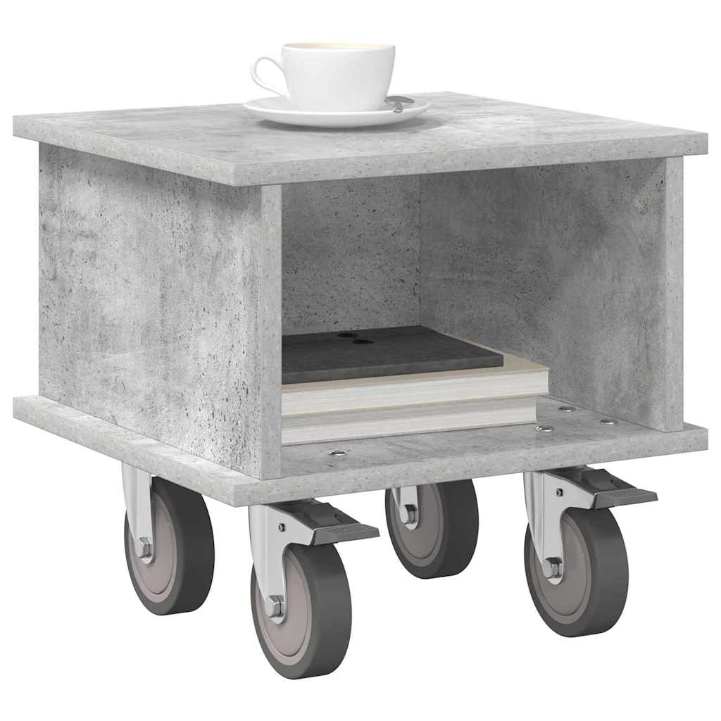 TV-bord Beton Grå 37 x 35 x 35 cm Konstrueret træ