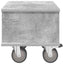TV-bord Beton Grå 37 x 35 x 35 cm Konstrueret træ