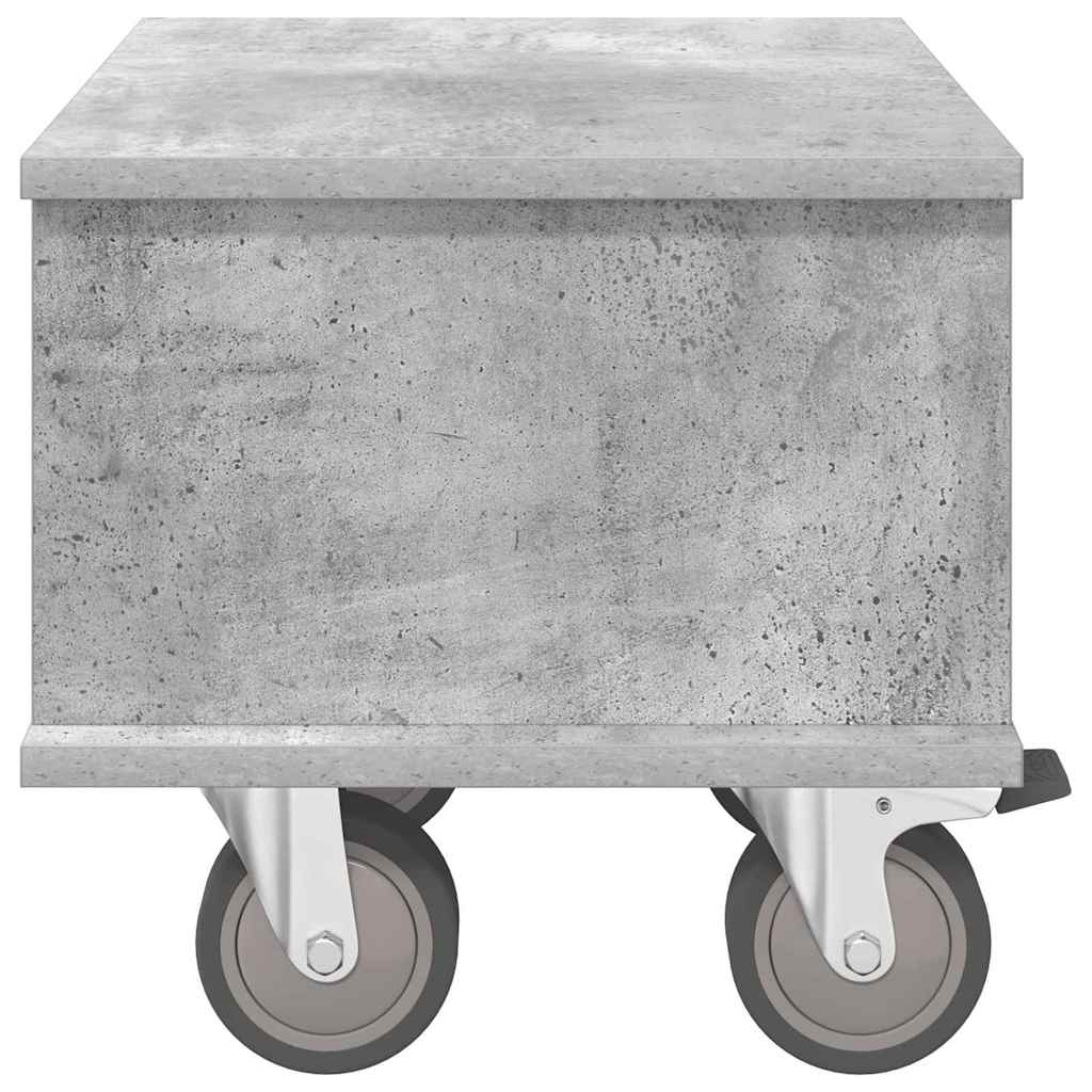 TV-bord Beton Grå 37 x 35 x 35 cm Konstrueret træ