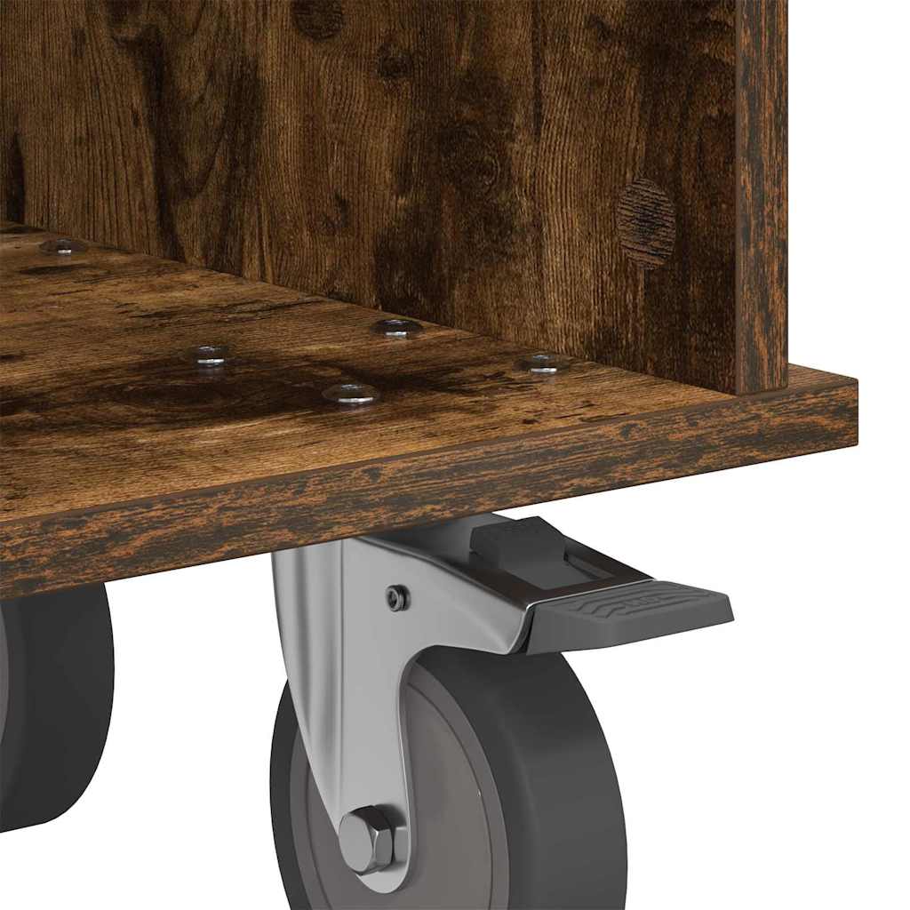 TV-bord Røget eg 37 x 35 x 35 cm Konstrueret træ