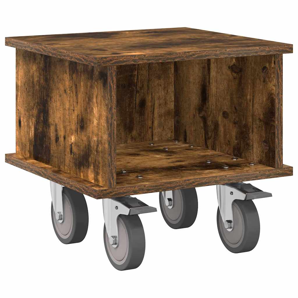 TV-bord Røget eg 37 x 35 x 35 cm Konstrueret træ