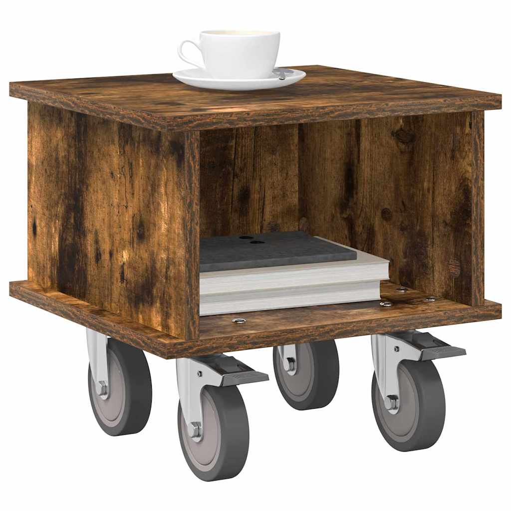 TV-bord Røget eg 37 x 35 x 35 cm Konstrueret træ