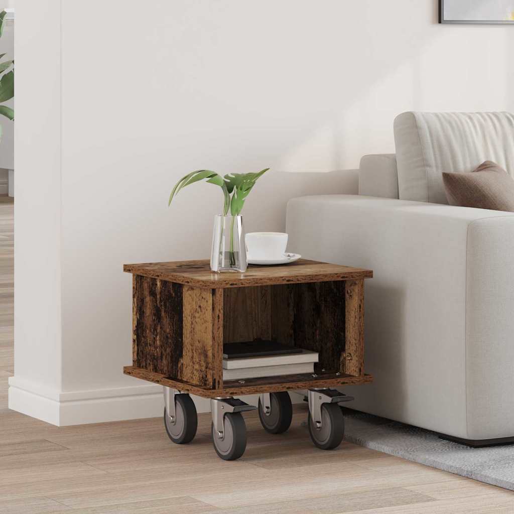 TV-bord Gammelt træ 37 x 35 x 35 cm Konstrueret træ