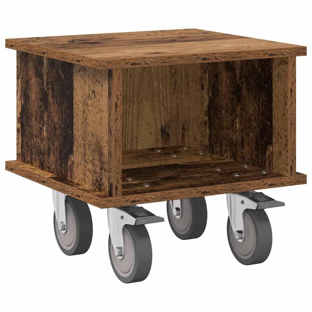 TV-bord Gammelt træ 37 x 35 x 35 cm Konstrueret træ