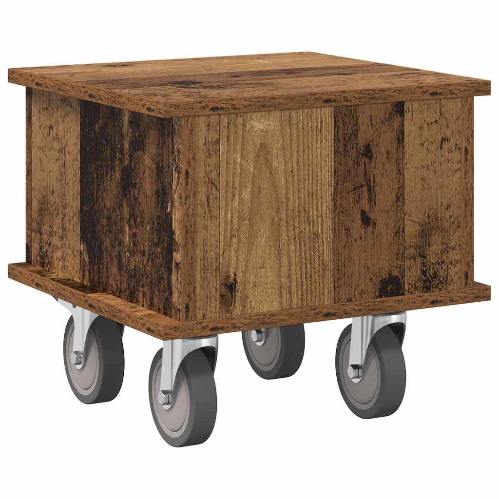 TV-bord Gammelt træ 37 x 35 x 35 cm Konstrueret træ