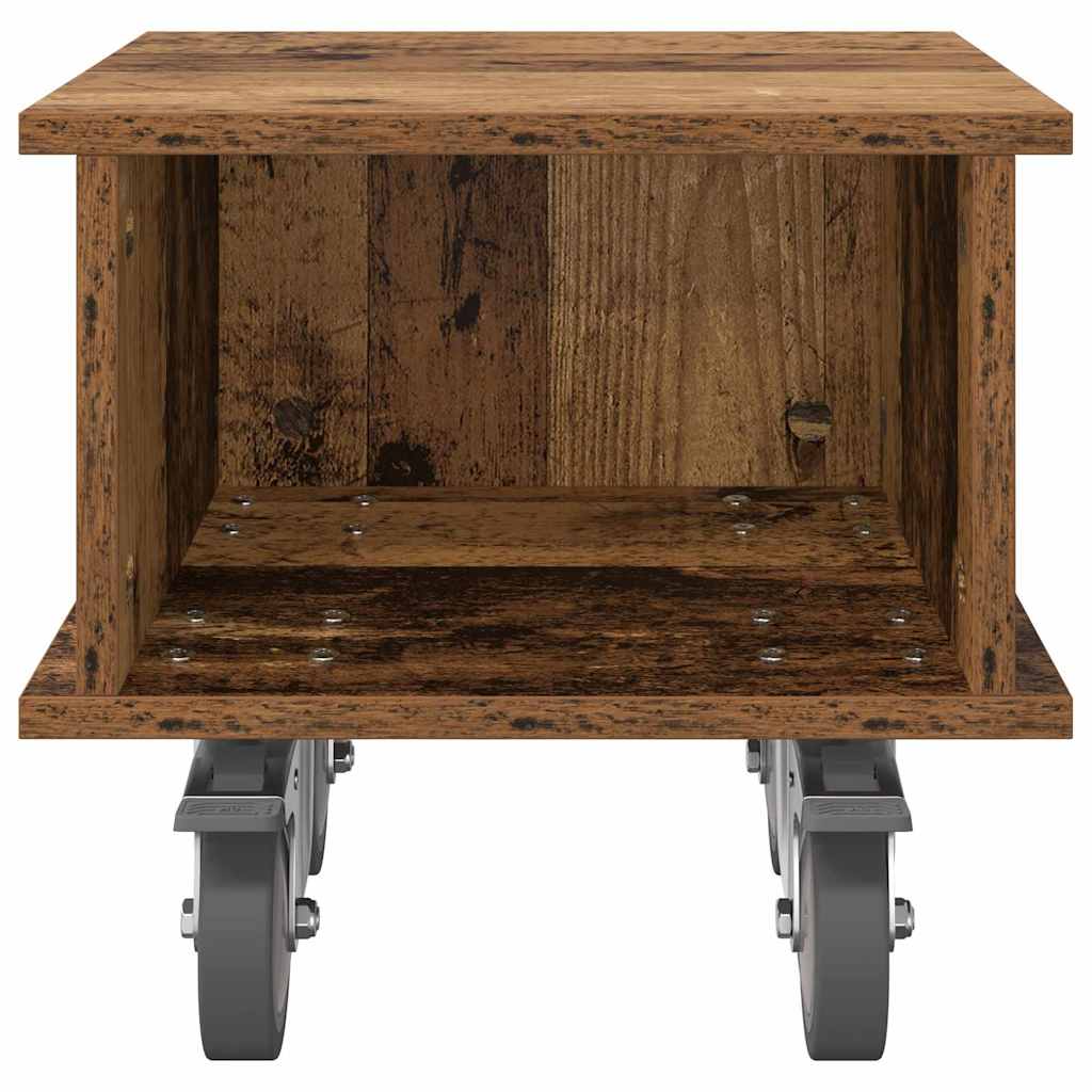 TV-bord Gammelt træ 37 x 35 x 35 cm Konstrueret træ