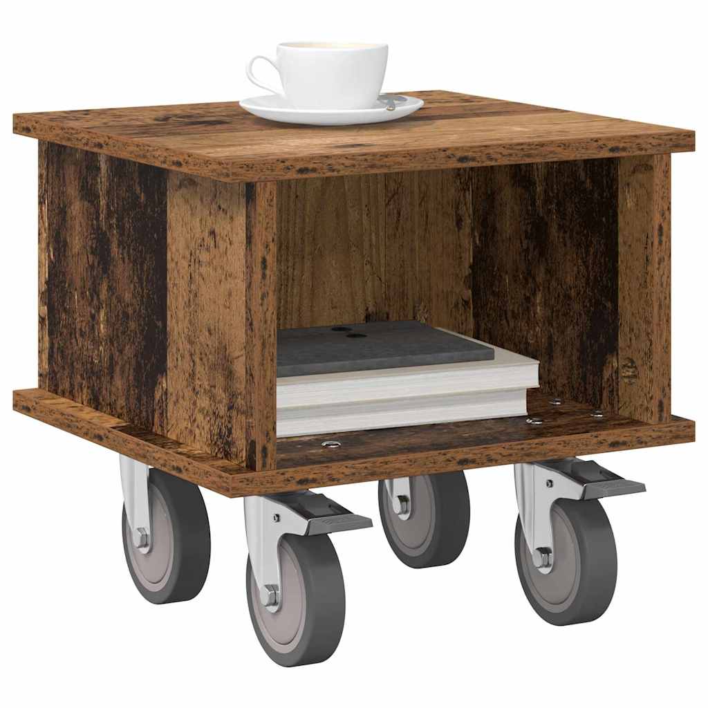 TV-bord Gammelt træ 37 x 35 x 35 cm Konstrueret træ