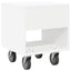 Sengebord 2 pcs Hvid 40,5 x 40 x 48 cm Konstrueret træ
