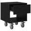 Sengebord 2 pcs Sort eg 40,5 x 40 x 48 cm Konstrueret træ