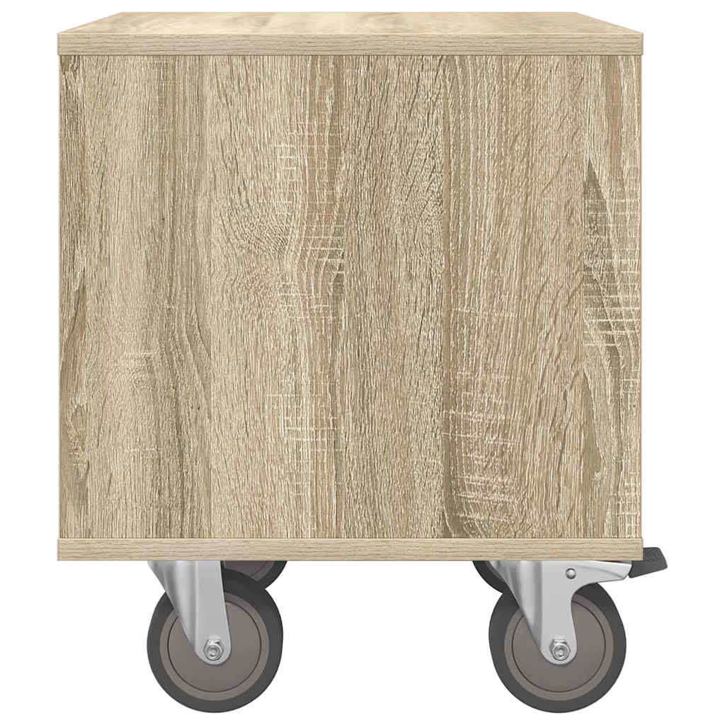 Sengebord Sonoma eg 40,5 x 40 x 48 cm Konstrueret træ