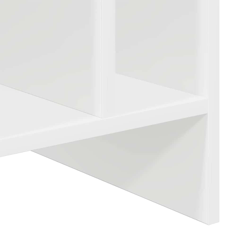 Pladeskab Hvid 78,5 x 35 x 45 cm Konstrueret træ