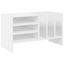Pladeskab Hvid 78,5 x 35 x 45 cm Konstrueret træ