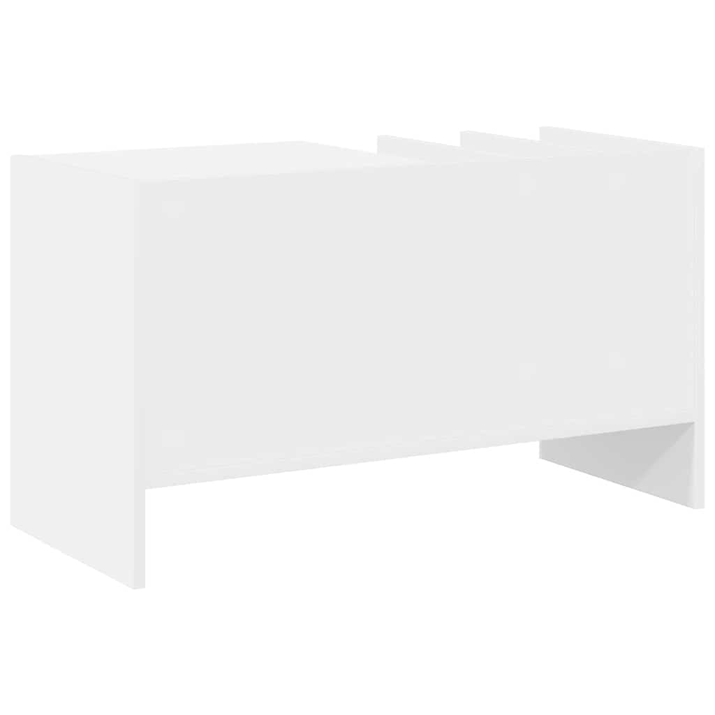 Pladeskab Hvid 78,5 x 35 x 45 cm Konstrueret træ