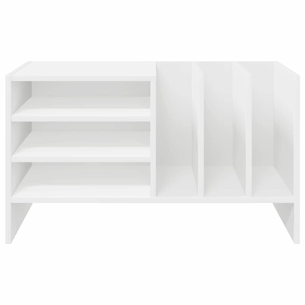 Pladeskab Hvid 78,5 x 35 x 45 cm Konstrueret træ