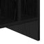 Pladeskab Sort eg 78,5 x 35 x 45 cm Konstrueret træ