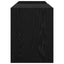 Pladeskab Sort eg 78,5 x 35 x 45 cm Konstrueret træ