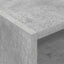 Pladeskab med hylde Beton Grå 78,5 x 35 x 45 cm Konstrueret træ