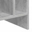 Pladeskab med hylde Beton Grå 78,5 x 35 x 45 cm Konstrueret træ