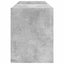 Pladeskab med hylde Beton Grå 78,5 x 35 x 45 cm Konstrueret træ