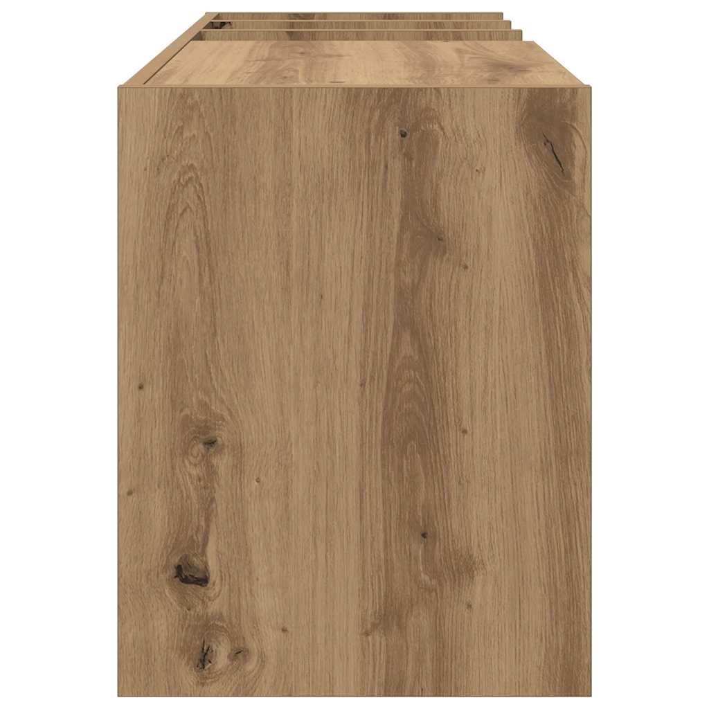 Pladeskab Artisan Egetræ 78,5 x 35 x 45 cm Konstrueret træ