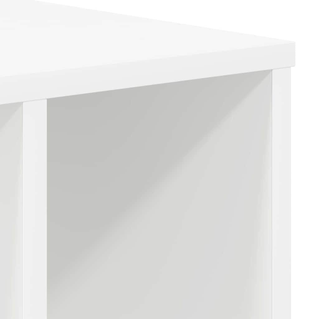 Endebord 2 pcs Hvid 37 x 32 x 40 cm Konstrueret træ