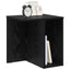 Endebord Sort eg 37 x 32 x 40 cm Konstrueret træ