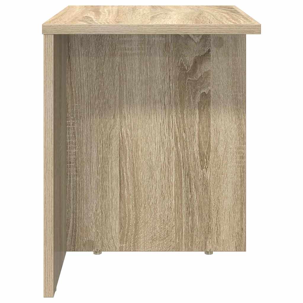 Endebord Sonoma eg 37 x 32 x 40 cm Konstrueret træ