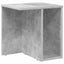 Endebord Beton Grå 37 x 32 x 40 cm Konstrueret træ