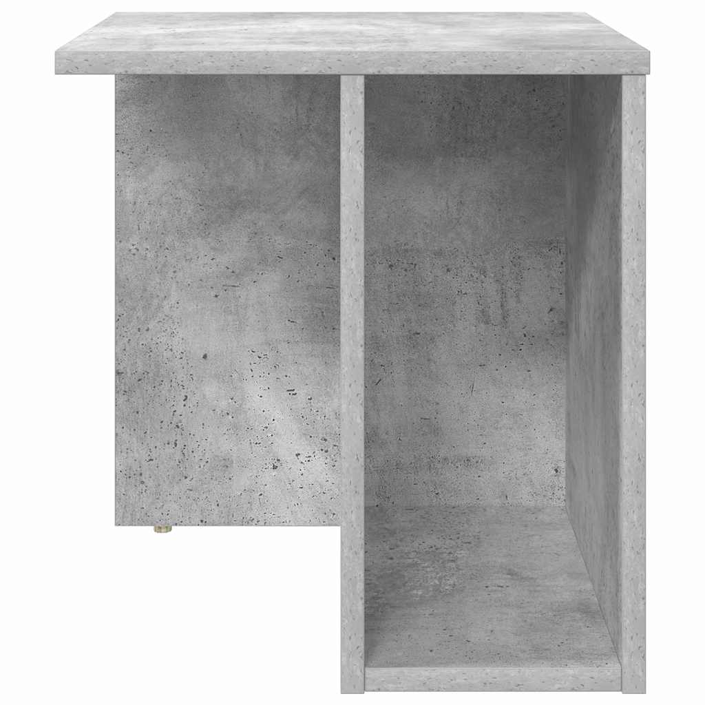 Endebord Beton Grå 37 x 32 x 40 cm Konstrueret træ