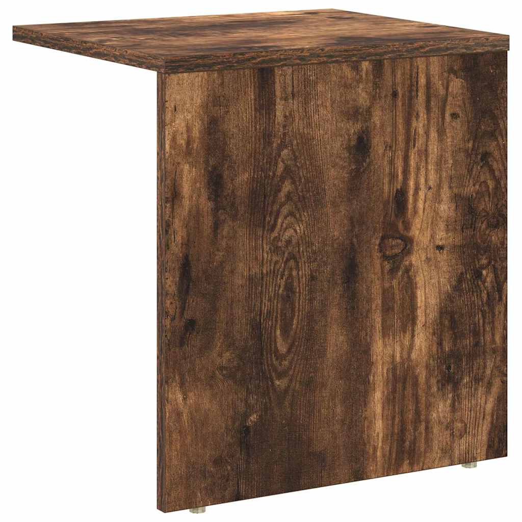 Endebord 2 pcs Røget eg 37 x 32 x 40 cm Konstrueret træ