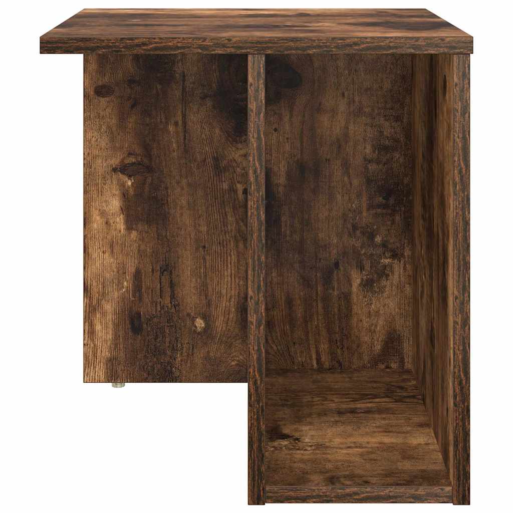 Endebord 2 pcs Røget eg 37 x 32 x 40 cm Konstrueret træ