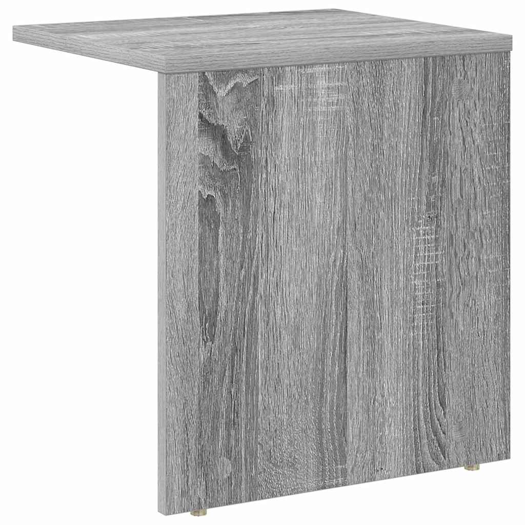 Endebord 2 pcs Grå Sonoma 37 x 32 x 40 cm Konstrueret træ