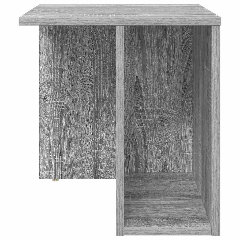 Endebord 2 pcs Grå Sonoma 37 x 32 x 40 cm Konstrueret træ