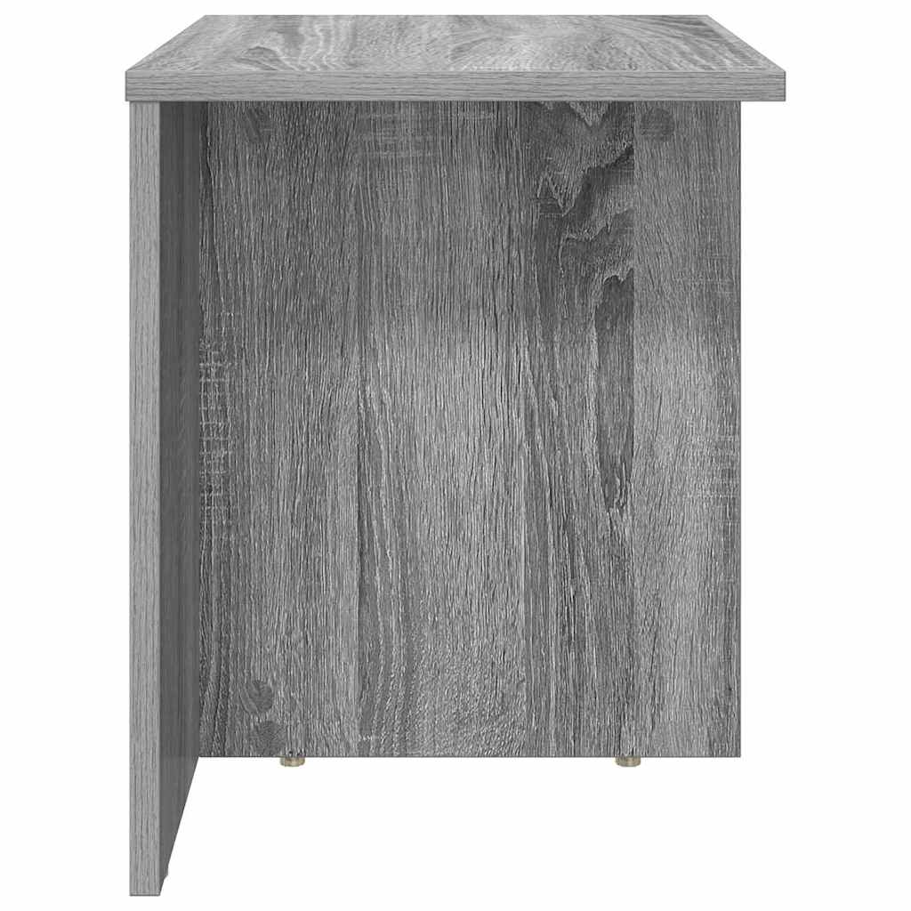 Endebord 2 pcs Grå Sonoma 37 x 32 x 40 cm Konstrueret træ