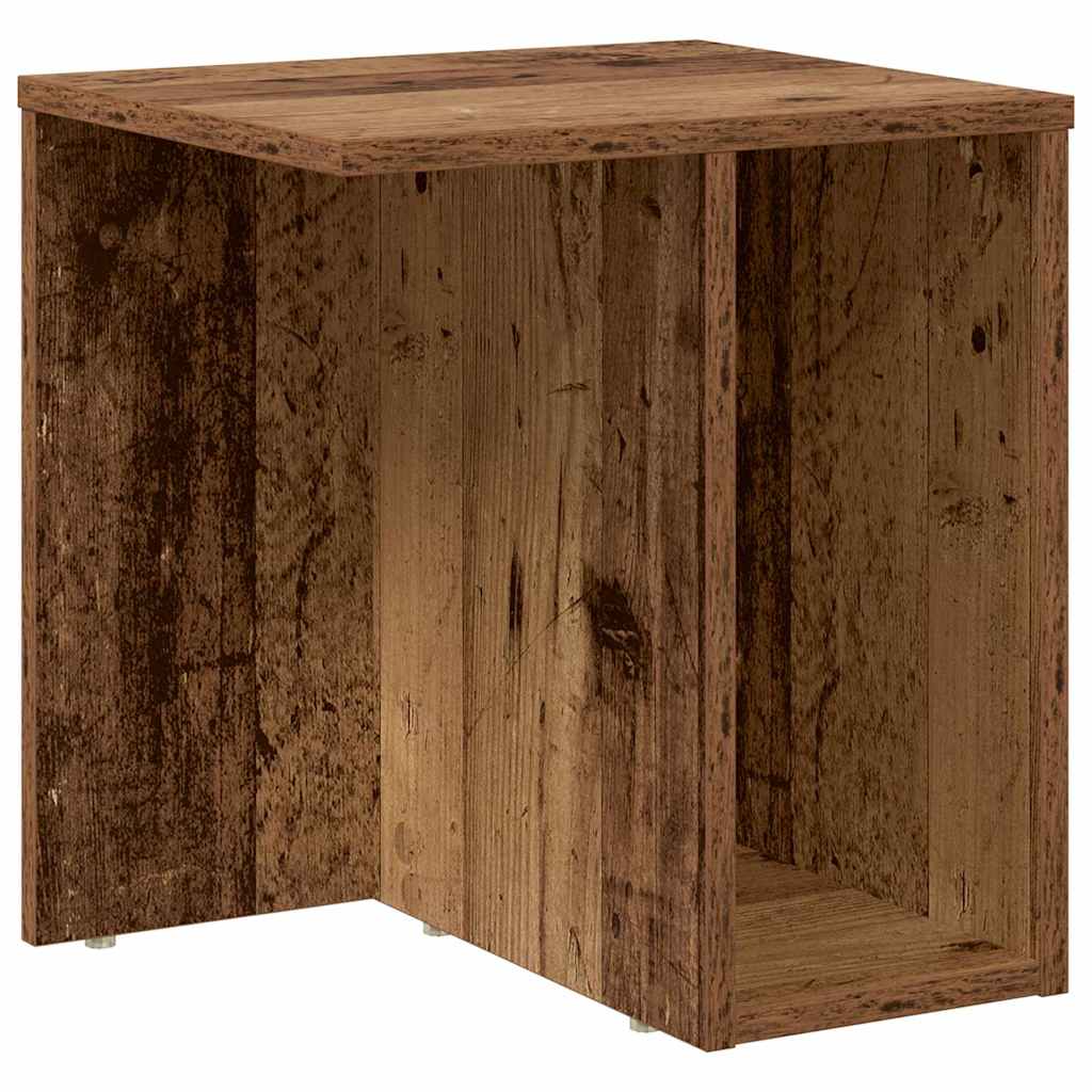 Endebord Gammelt træ 37 x 32 x 40 cm Konstrueret træ