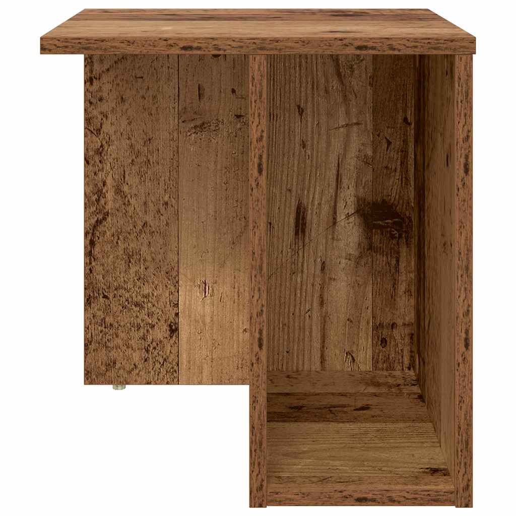 Endebord Gammelt træ 37 x 32 x 40 cm Konstrueret træ