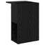 Endebord Sort eg 35 x 40 x 55 cm Konstrueret træ