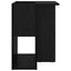 Endebord Sort eg 35 x 40 x 55 cm Konstrueret træ